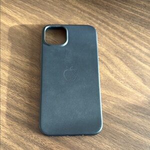 Apple Black Leather iPhone Case